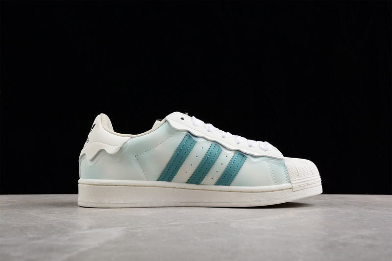 Superstar Shoes Cloud White/Green/Light Green 27