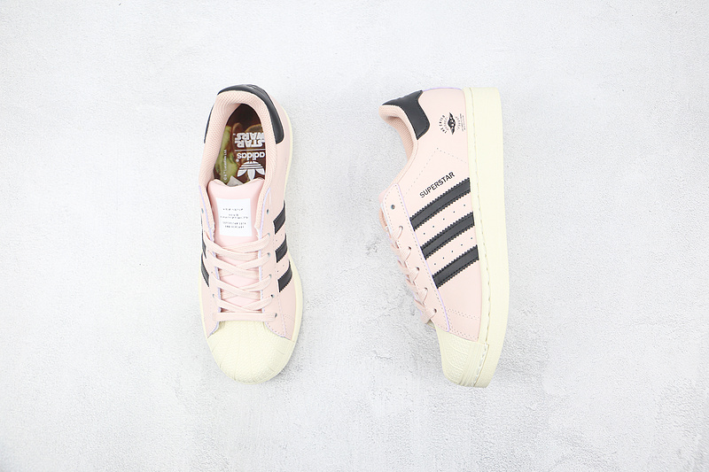 Star War S X Superstar Shoes Light Pink/Core Black/Cream White 3