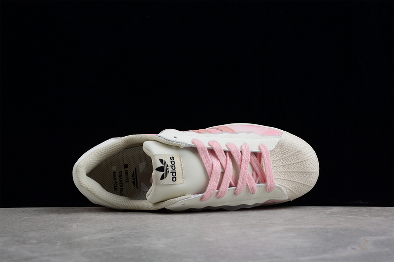 Superstar Shoes Peach Powder/Cloud White/Peach Powder 7