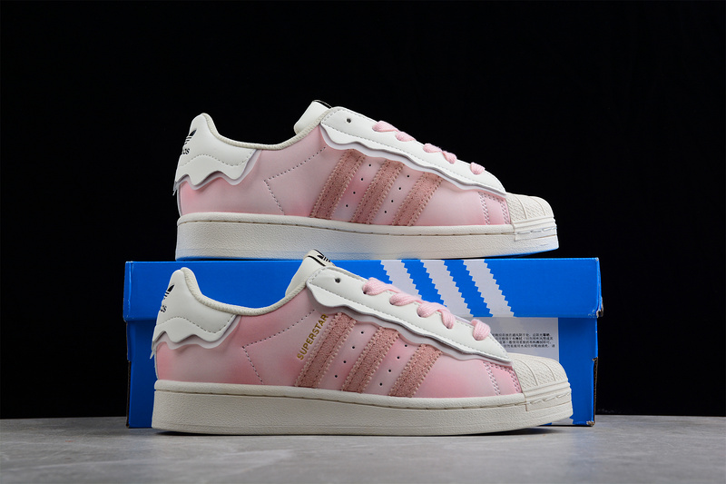 Superstar Shoes Peach Powder/Cloud White/Peach Powder 23