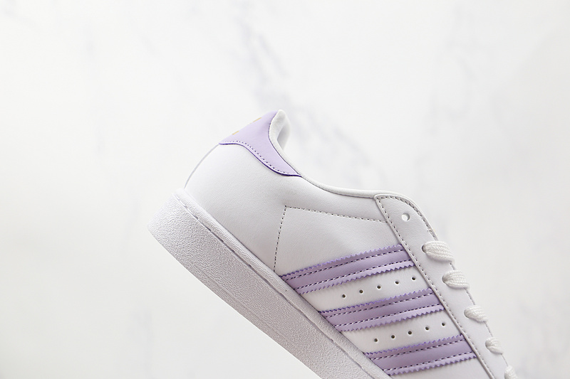 Superstar Shoes Cloud White/Purple Tint/Matte Gold 5