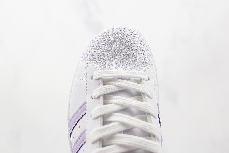 Superstar Shoes Cloud White/Purple Tint/Matte Gold 13