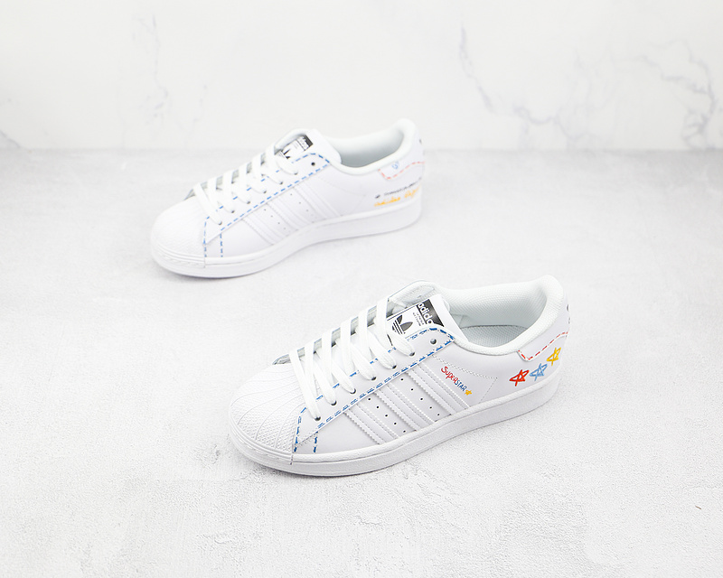 Superstar Shoes Cloud White/Cloud White/Cloud White 3