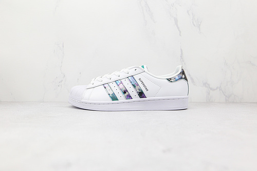 Superstar Abalone Shoes Footwear White/Active Purple-Active Teal 19