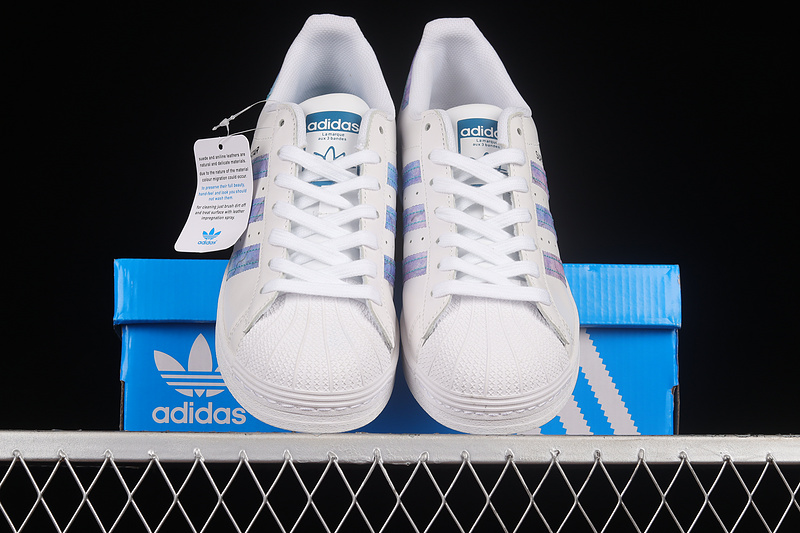 Superstar Shoes Cloud White/Cloud White/Purple 5