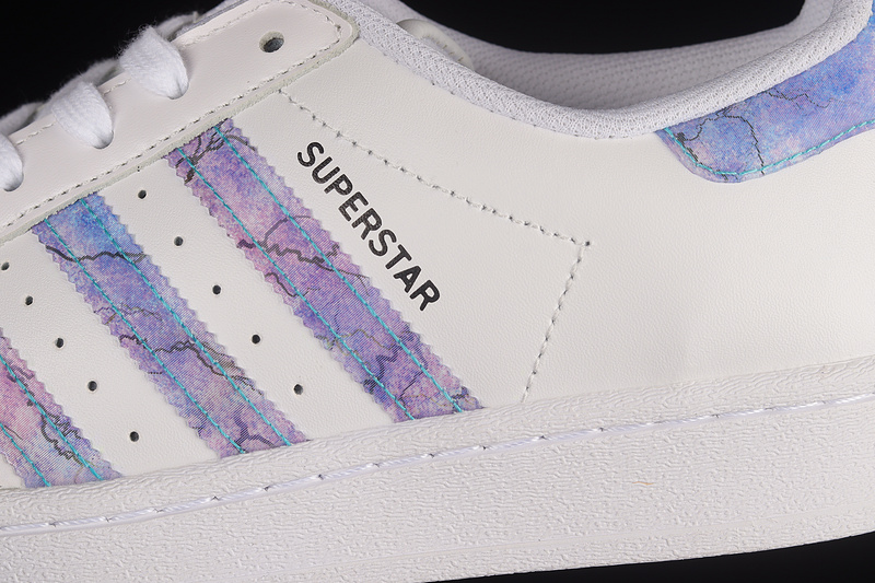 Superstar Shoes Cloud White/Cloud White/Purple 27