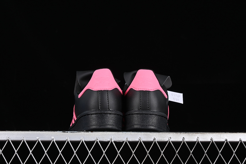 Adidas Superstar Shell Toe Casual Sneakers Black/Pink 19