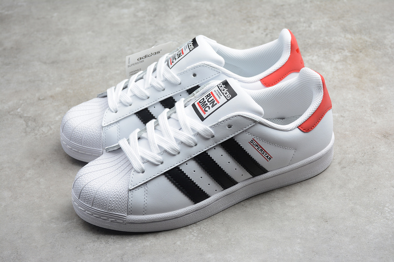 Superstar Shoes Cloud White/Core Black/Pink 7