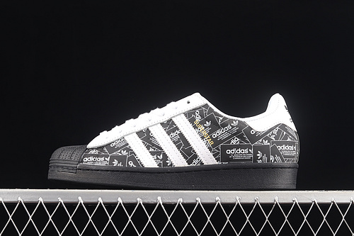 Superstar All Over Print Black/Cloud White 3