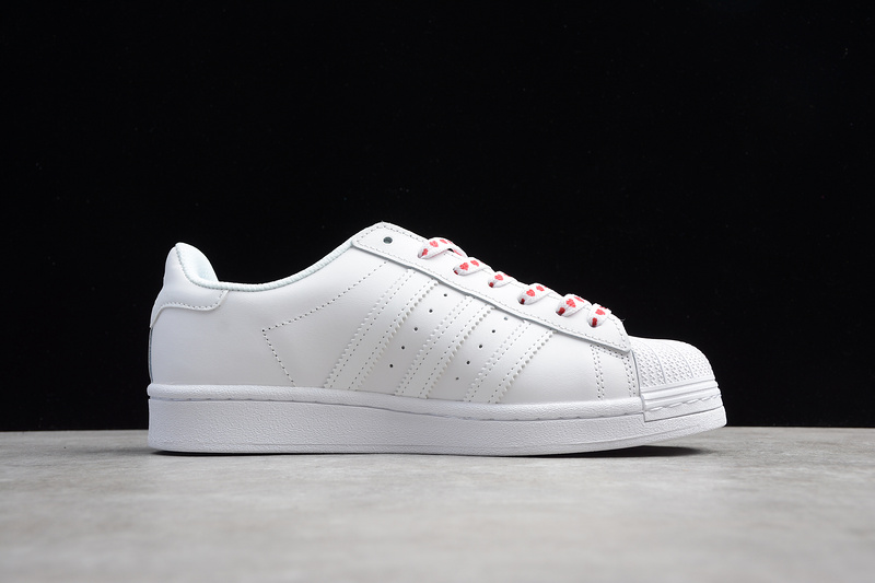 Superstar Valentine's Day Cloud White/Core Black/Glory Pink 9