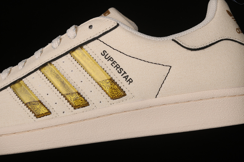 Superstar Shoes Beige/Beige/Gold 13