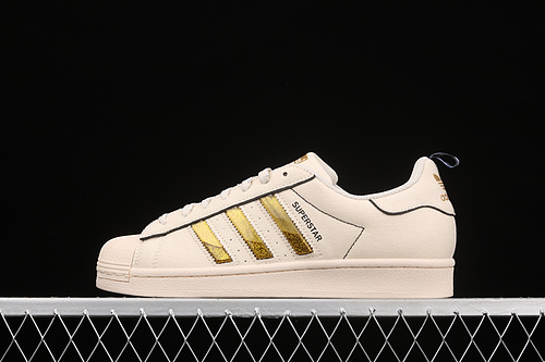 Superstar Shoes Beige/Beige/Gold 21