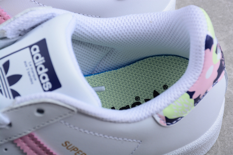 Superstar Cloud White/Almost Lime/True Pink 9