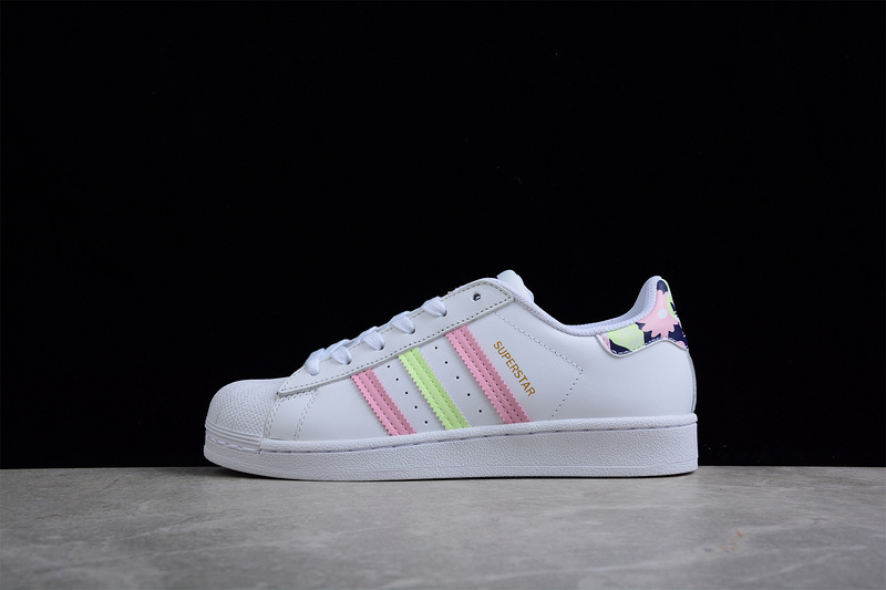 Superstar Cloud White/Almost Lime/True Pink 15