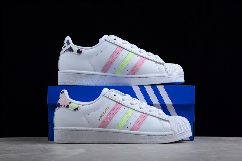 Superstar Cloud White/Almost Lime/True Pink 19