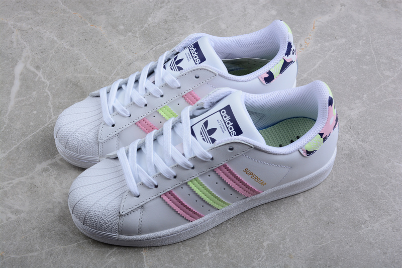 Superstar Cloud White/Almost Lime/True Pink 27