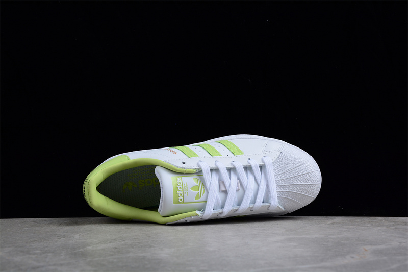 Superstar Shoes Cloud White/Magic Lime/Cloud White 15