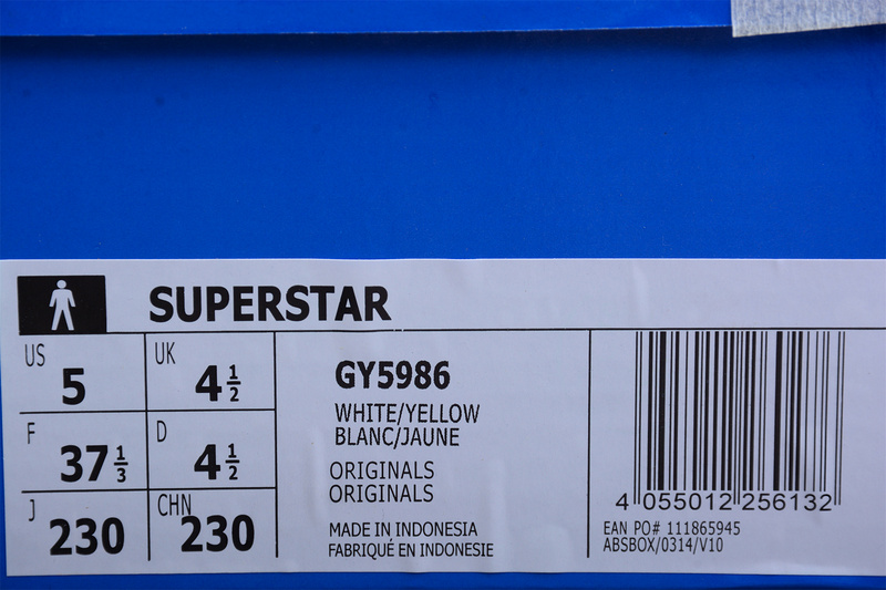 Superstar Shoes Cloud White/Magic Lime/Cloud White 19