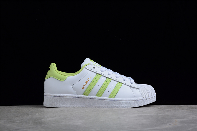 Superstar Shoes Cloud White/Magic Lime/Cloud White 29