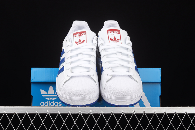 Superstar Shoes Cloud White/Blue/Red 13