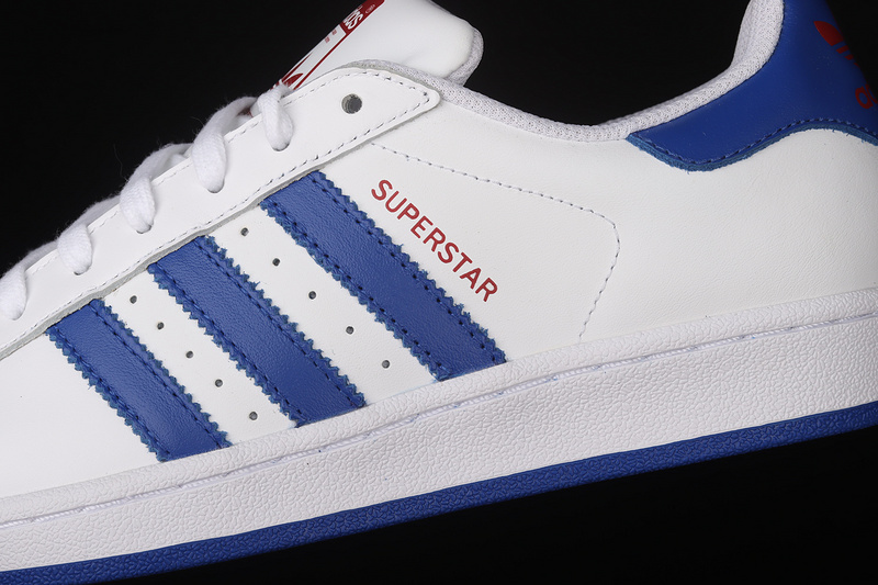 Superstar Shoes Cloud White/Blue/Red 15