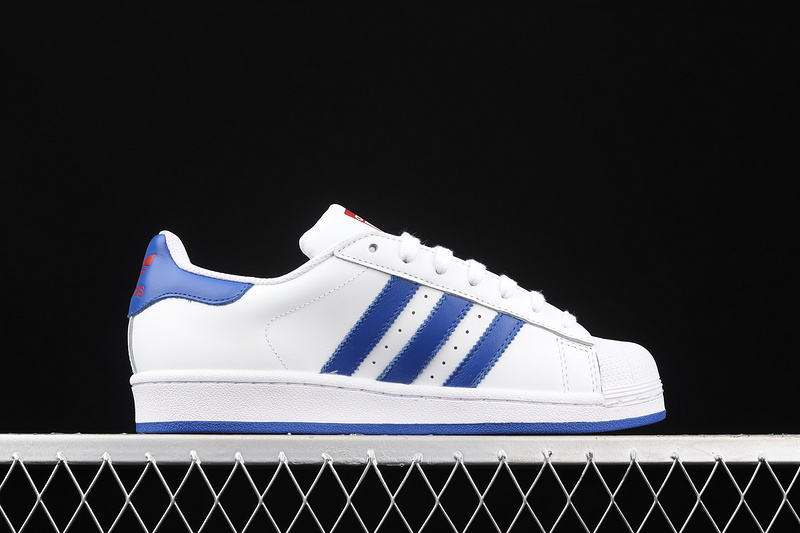 Superstar Shoes Cloud White/Blue/Red 25