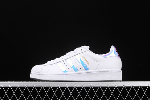 Superstar J Iridescent Footwear White/Footwear White/Metallic Silver 15