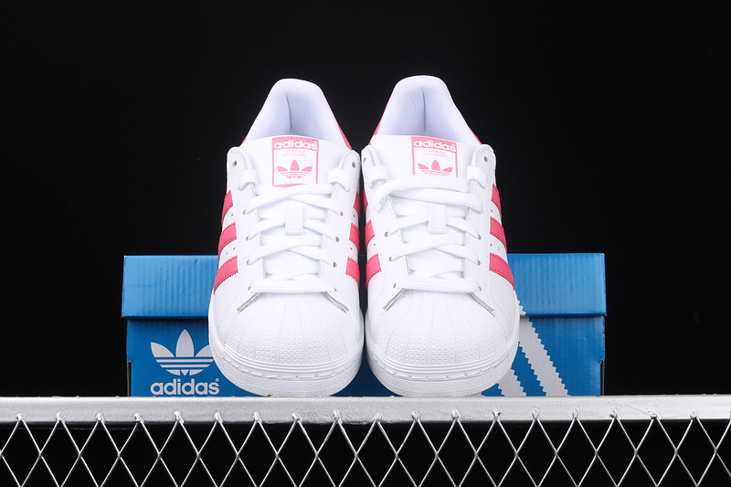 Superstar Footwear White/Footwear White/Pink 3