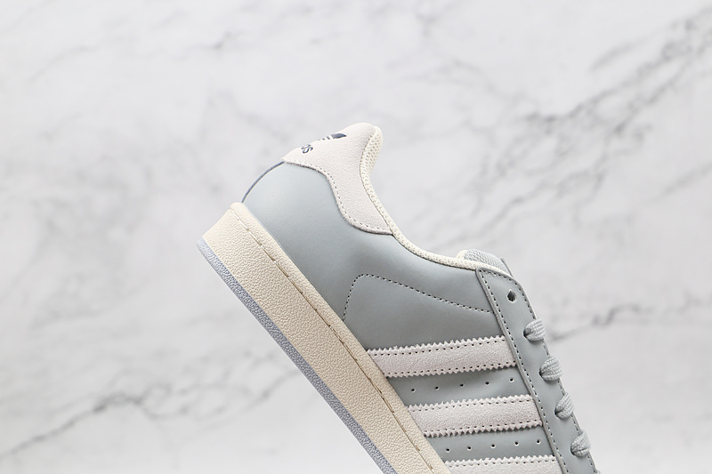 Superstars Shoes Light Grey/Cloud White/Black 3