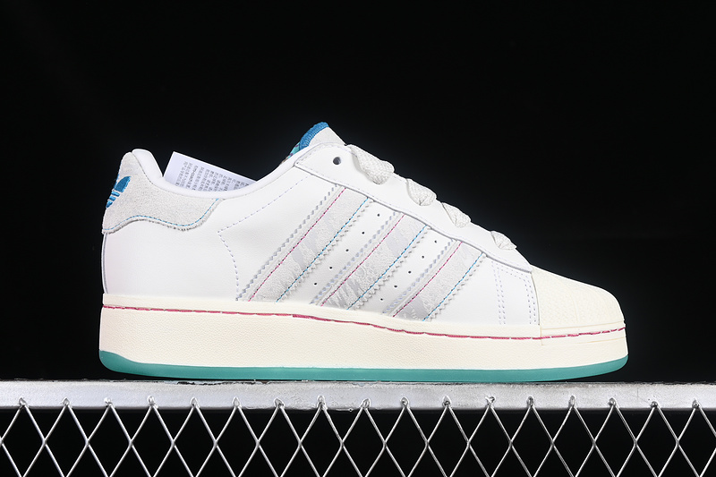 Originals Superstar Xlg White/Light Grey/Peacock Blue 29