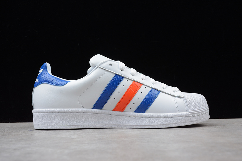 Adidas Superstar East River Rival White/Blue/Orange 3