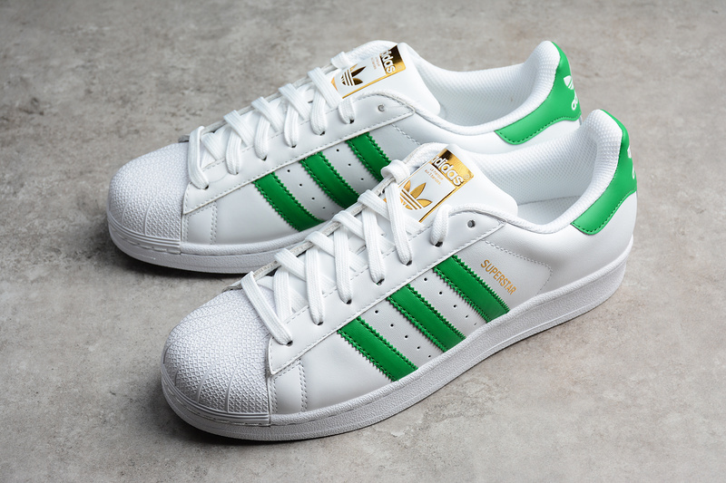 Adidas Superstar Ftw/Fairway/Metallic Gold 15