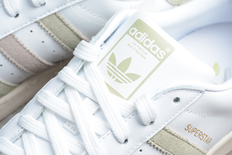 Adidas Superstar White/Green/Purple 7