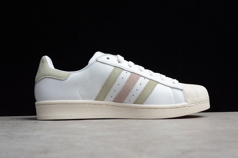 Adidas Superstar White/Green/Purple 13