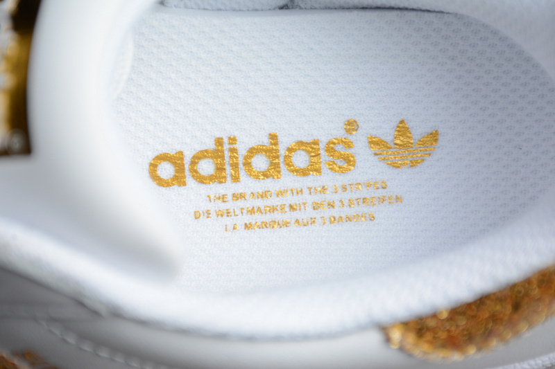 Adidas Superstar White/Gold 3