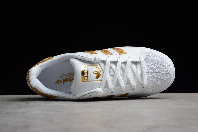 Adidas Superstar White/Gold 25