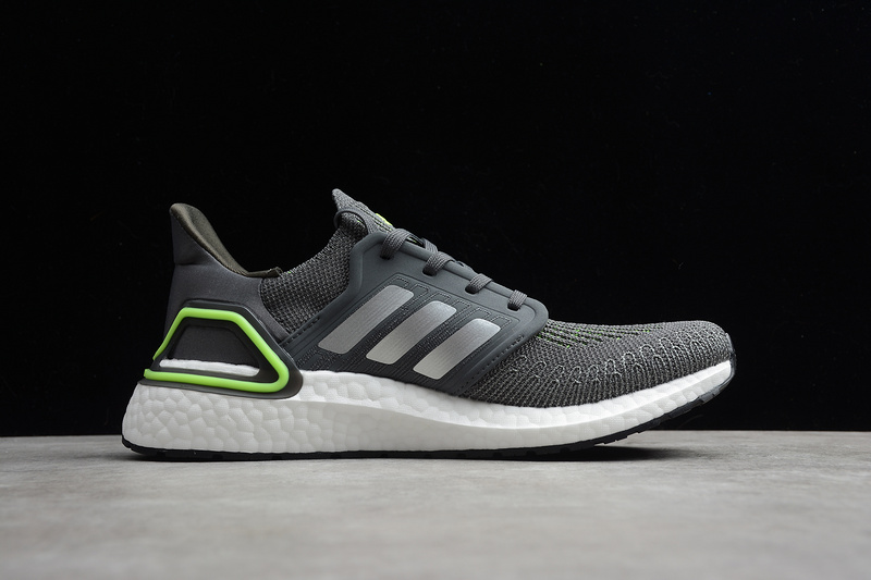 Ultra Boost 20 Grey Three/Signal Green-Silver 13