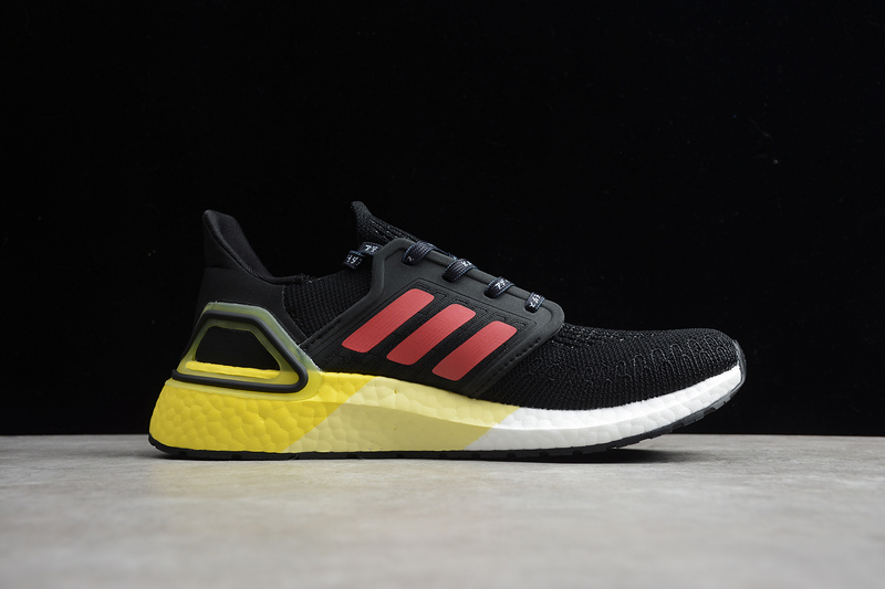 Ultraboost 20 Shoes Core Black/Yellow/Red 7