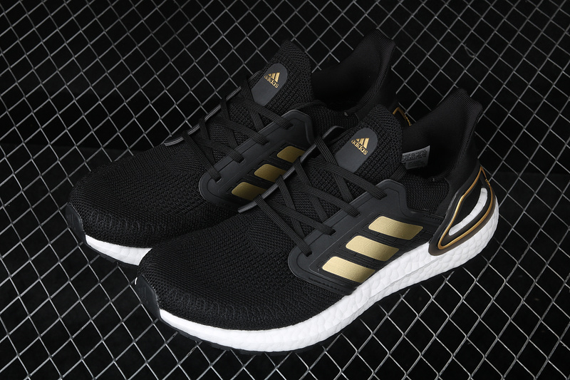 Ultra Boost 2020 Core Black/Gold Metallic-Solar Red 33