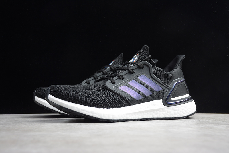 Ultraboost 20 Shoes Core Black/Boost Blue Violet Met./White 9