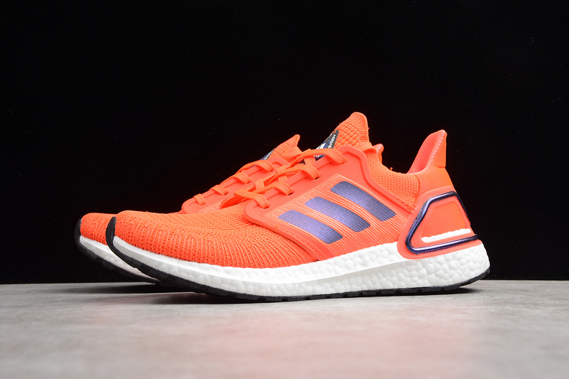 Ultra Boost 20 Solar Red/Boost Blue Violet Met./Cloud White 25