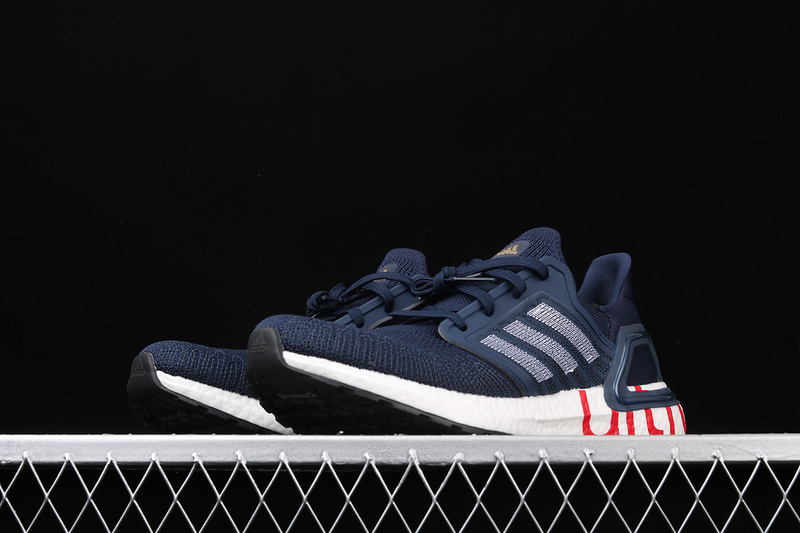 Ultra Boost 20 Consortium Navy Blue/White/Red 29