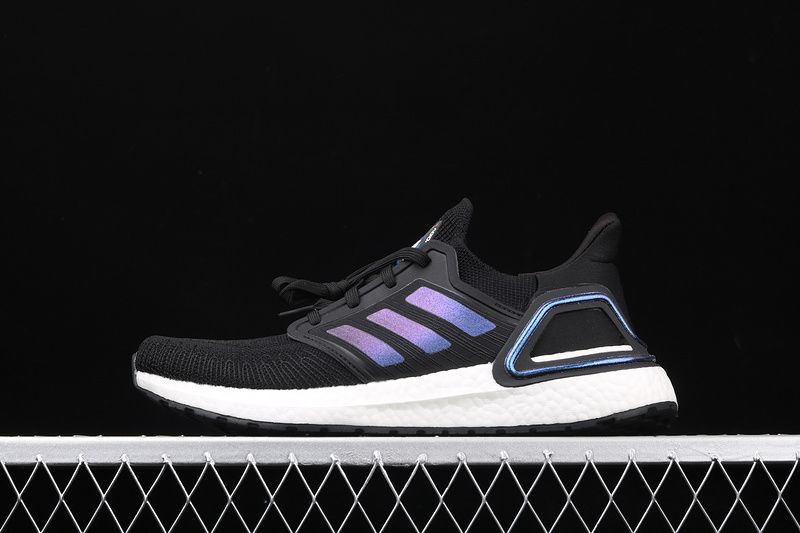 Ultraboost 20 Shoes Core Black/Boost Blue Violet Met./Cloud White 29