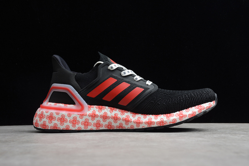 Ultraboost 20 Shoes Core Black/Glory Red/Cloud White 15