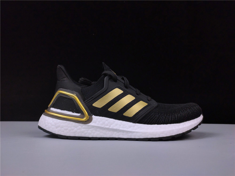 Ultra Boost 20 Consortium Shoes Core Black/Gold/Cloud White 5