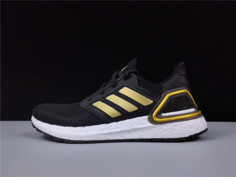 Ultra Boost 20 Consortium Shoes Core Black/Gold/Cloud White 13