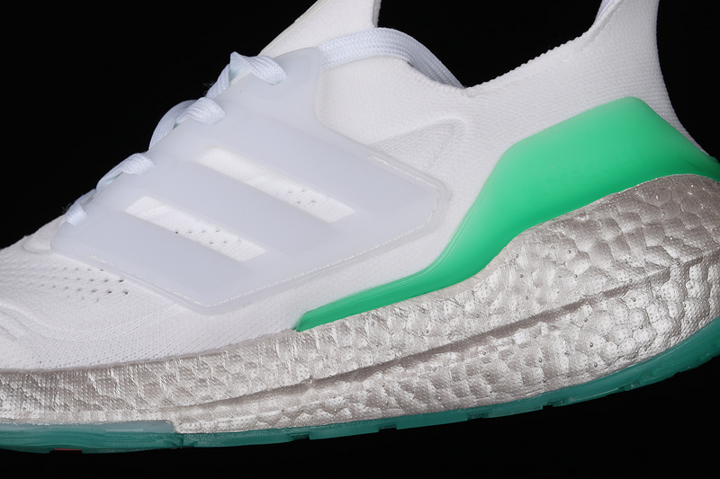 Ultraboost 21 Shoes Crystal White/Crystal White-Hazy Green 25