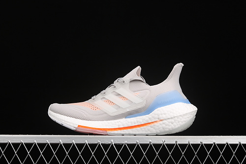 Ultraboost 21 Shoes Crystal White/Cloud White/Glow Pink 27