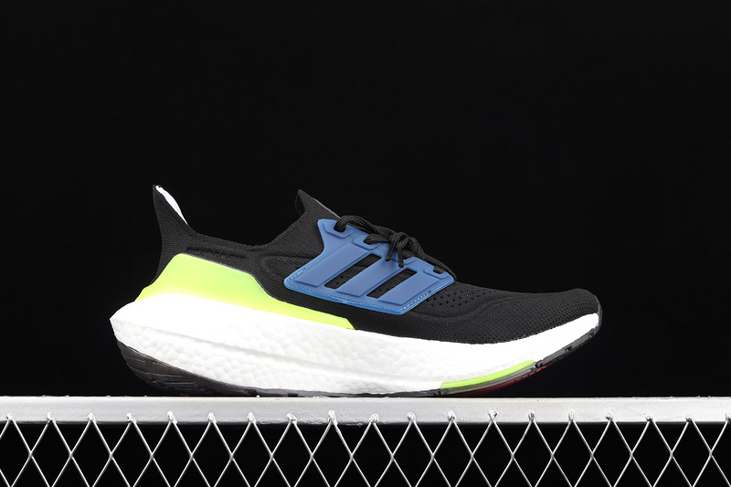 Ultraboost 21 Shoes Core Black/Green/Cloud White 31