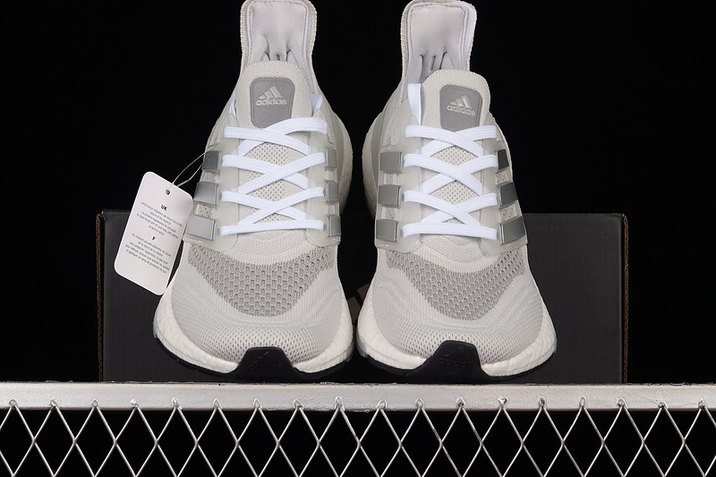 Ultra Boost 21 Consortium Shoes Light Grey/Cloud White/Silver 23